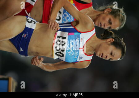 JOANNE PAVEY Großbritannien Athen Griechenland 24. August 2004 Stockfoto