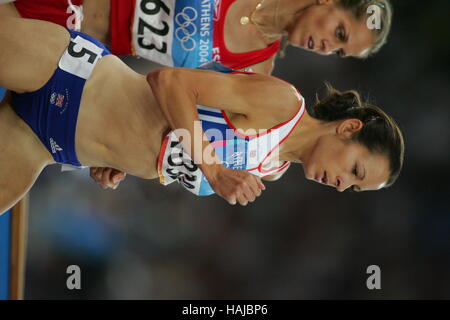 JOANNE PAVEY Großbritannien Athen Griechenland 24. August 2004 Stockfoto