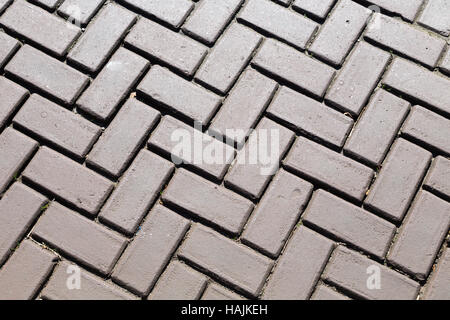 Dunkel grau Pflasterklinker. Hintergrund. Stockfoto