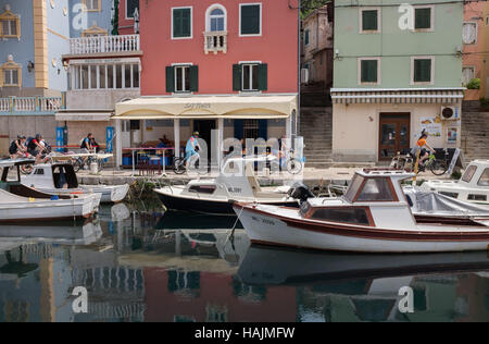 Hafen von Veli Losinj, Kvarner, Kroatien, Stockfoto