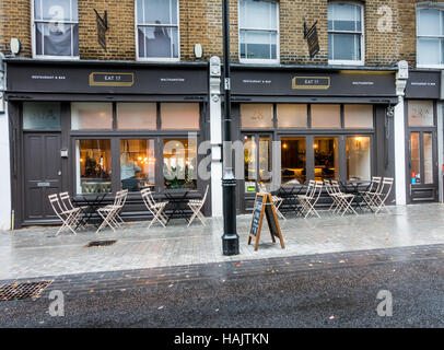 Eat17 Restaurant in Walthamstow Dorf, Orford Road, Waltham Forest, London Stockfoto