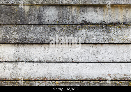 Verwitterte Betonplatten Hintergrund. Stockfoto