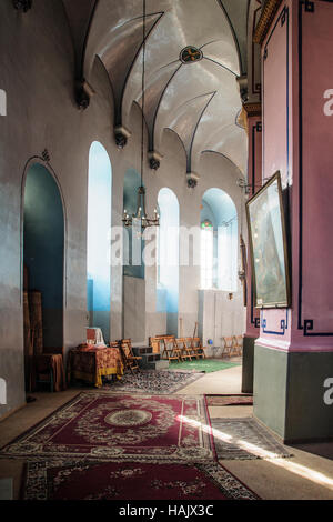 JERUSALEM, ISRAEL - 19. April 2014: Die äthiopische Kirche in Äthiopien Straße in Jerusalem, Israel. Es gehört zu den äthiopischen orthodoxen Tewahedo Kirche Stockfoto