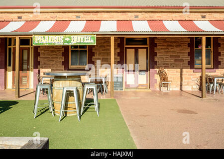 Die abgelegene Prairie Hotel im Outback Parachilna South Australia Stockfoto