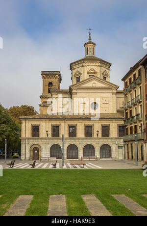 San Lorenzo-Kirche in der Altstadt von Pamplona, Spanien Stockfoto