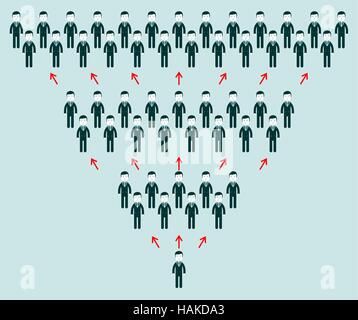 Menschen Sie kommunizieren social-Media-Konzept-Kunst. Stock Vektor