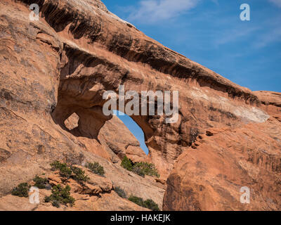 Partition Arch, Arches National Park, Utah. Stockfoto