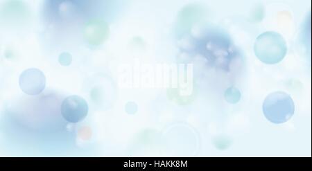 Leichte blaue Bokeh Glitzer Hintergrund. Glänzende abstrakte Vektor Hintergrund Stock Vektor