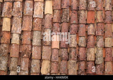 Typische Dächer in Altstadt von Dubrovnik, Kroatien Stockfoto