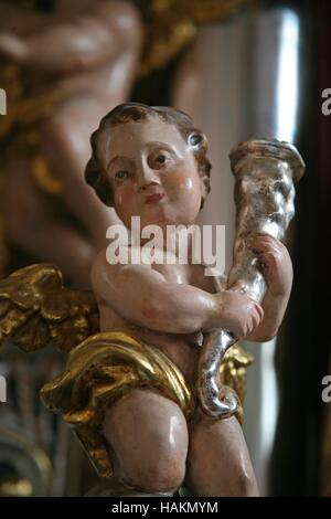 Engel, Pfarrei Kirche der Muttergottes von Schnee in Kamensko, Kroatien am 29. Mai 2009 Stockfoto