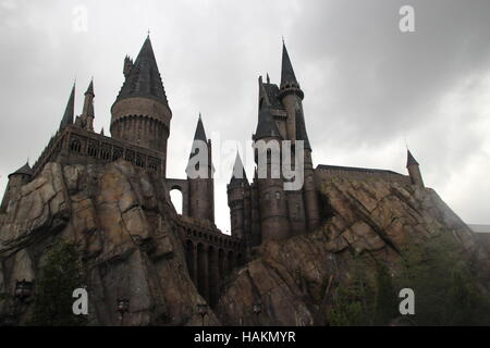 Die Zauberwelt von Harry Potter, Teil der Walt Disney Disneyworld, Themenpark in Orlando Florida. Stockfoto