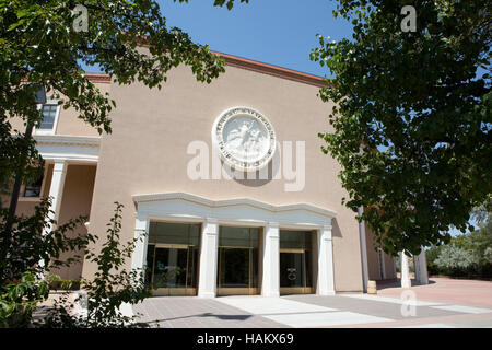 New Mexico State Capitol Gebäude befindet sich in der Stadt Santa Fe, NM, USA. Stockfoto