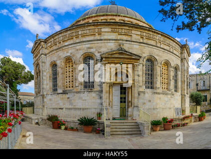 Die äthiopische orthodoxe Tewahedo Kirche in Jerusalem, Israel Stockfoto