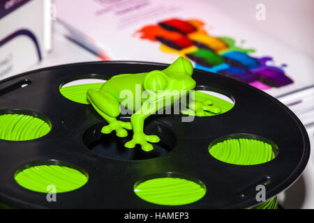 ABS-Draht-Kunststoff für 3D-Drucker Stockfoto