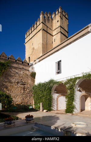 Alcazar de Los Reyes Cristianos, Córdoba, Andalusien, Spanien, Europa Stockfoto