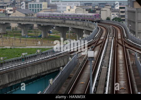 Taoyuan International Airport Access MRT-System Stockfoto