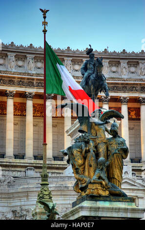 Nationaldenkmal für Viktor Emanuel II. Stockfoto