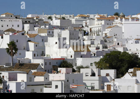 Vejer Häuser. Andalusien Stockfoto