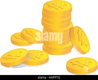 Geld-Bild-Symbol Stock Vektor