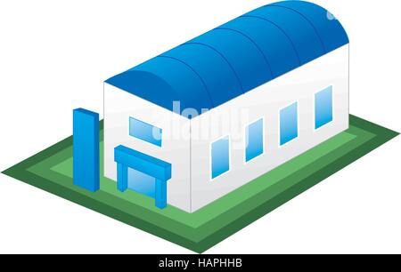 Architektonische Wahrzeichen Vorlage Stock Vektor