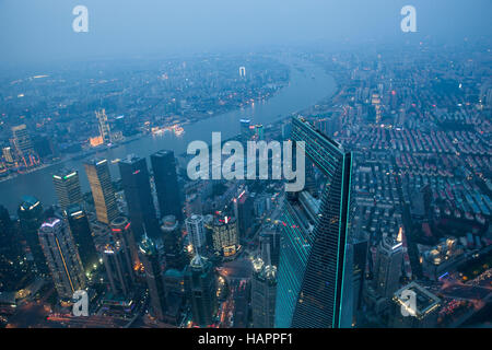 Das Shanghai World Financial Center, Shanghai, China Stockfoto