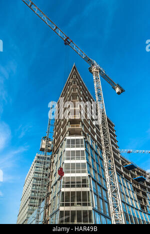 Ein Park West Bau in Liverpool Stockfoto