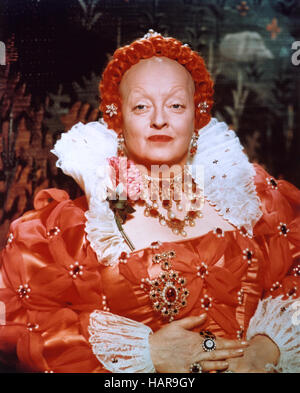 VIRGIN QUEEN 1955 Twentieth Century Fox film mit Bette Davis als Queen Elizabeth ich bin Stockfoto