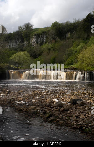 Wain Wath Force Wasserfall nr Keld, Yorkshire Dales, England Stockfoto