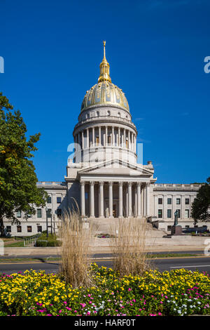 Das State Capitol Gebäude in Charleston, West Virginia, USA. Stockfoto