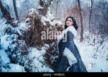 Porträt von Snow White Stockfoto