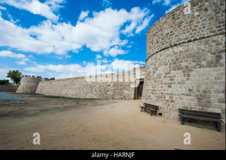 Othello Castle, auch bekannt als Othello Turm in Famagusta, Nordzypern. Stockfoto