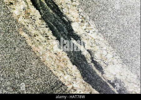 schwarzer Granit Marmor gemusterten Hintergrund Textur Stockfoto