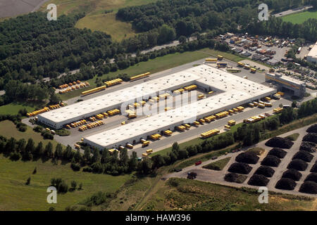 DHL Paket-station Stockfoto