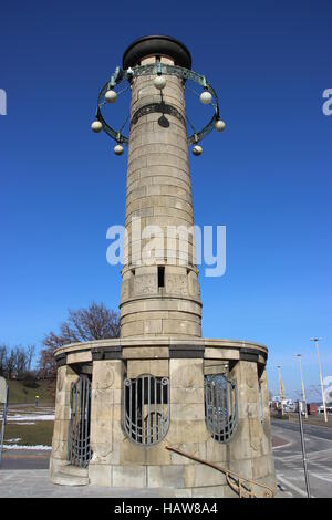 Hakenterrasse in Stettin, Laterne Stockfoto