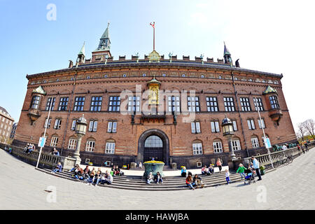 Rathaus von Kopenhagen, Dänemark Stockfoto