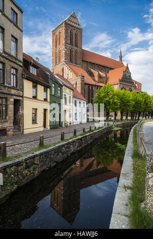 St.Nikolai, Wismar Stockfoto