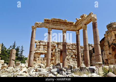 Venus-Tempel - Baalbek, Libanon Stockfoto