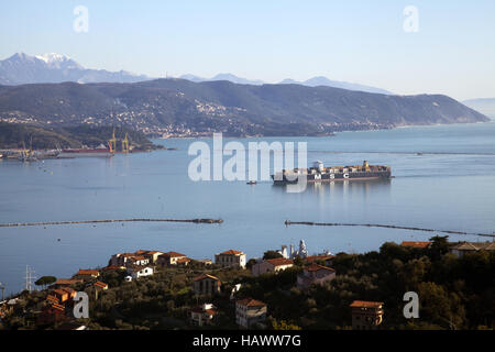 Hafen von La Spezia Stockfoto