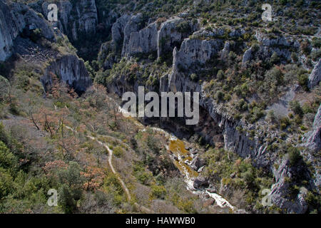 Vallon de Combrès, Luberon, Frankreich Stockfoto