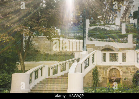 Strudlhofstiege Treppe, Wien Stockfoto