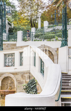 Strudlhofstiege Treppe, Wien Stockfoto