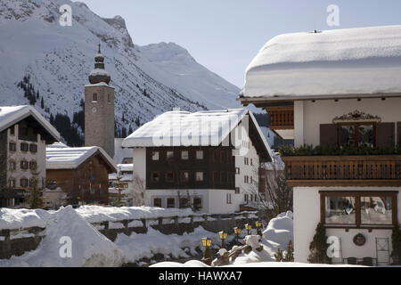 Lech am Arlberg Stockfoto