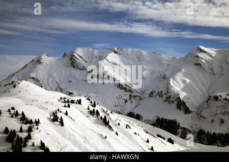 Bergpanorama Stockfoto