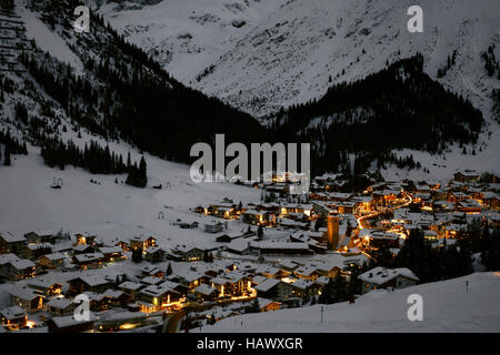 Lech am Arlberg Stockfoto