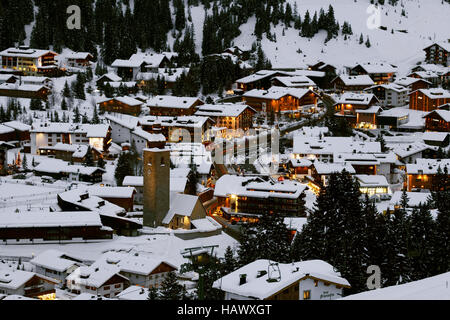 Lech am Arlberg Stockfoto