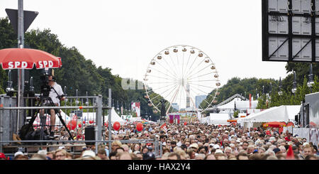 SPD feiert 150 Jahre in Berlin. Stockfoto