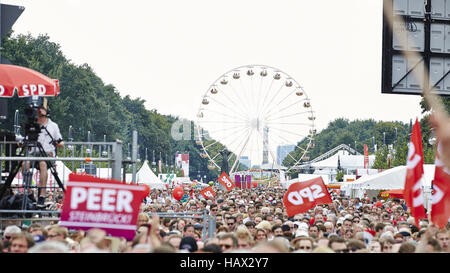 SPD feiert 150 Jahre in Berlin. Stockfoto