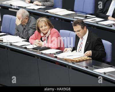 Positionspapier der Regierung an das deutsche Parlament Stockfoto