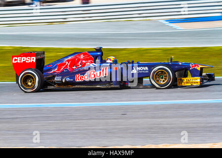 Scuderia Toro Rosso, Jean-Eric Vergne, 2013 Stockfoto