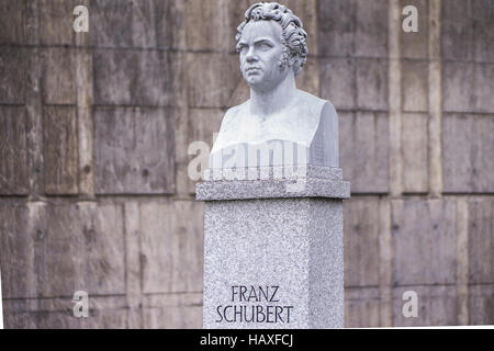 Franz Schubert, Büste, Stockfoto